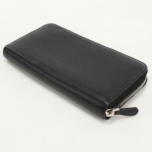 PRADA 1ML506 2BBE F0002 zip around long wallet Vittero Dino Black Women