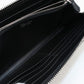 PRADA 1ML506 2BBE F0002 zip around long wallet Vittero Dino Black Women