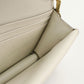 PRADA 1DH052 2DC3 F0R7X Long Wallet Saffiano Chain Wallet Leather gray Women
