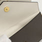PRADA 1DH052 2DC3 F0R7X Long Wallet Saffiano Chain Wallet Leather gray Women