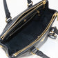 PRADA BN2420 Tote Bag W zip handbag leather black Women
