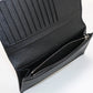 PRADA 2MV836 QHH F0002 Long Wallet Safiano Folded wallet leather black mens