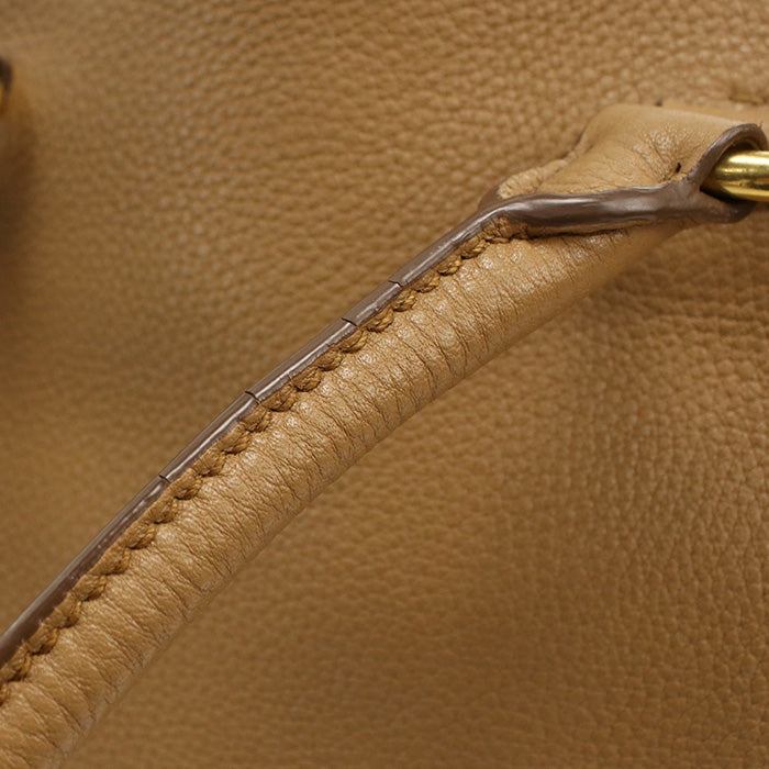 PRADA 1BA878 Tote Bag Vit Dino 2WAYTote Bag leather Camel Women
