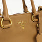 PRADA 1BA878 Tote Bag Vit Dino 2WAYTote Bag leather Camel Women