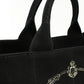 PRADA PR89703 2WAYTote Bag Canapa Tote Bag canvas Black Women