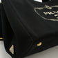 PRADA PR89703 2WAYTote Bag Canapa Tote Bag canvas Black Women