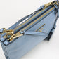 PRADA PR89870 Shoulder Bag leather/blue Women