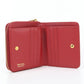PRADA PR90349 Saffiano Triangle Wallet Folded wallet leather red Women