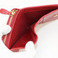 PRADA PR90349 Saffiano Triangle Wallet Folded wallet leather red Women