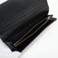 PRADA PR90529 Tessuto Triangle  Long wallet with  coin purse Nylon black  Women