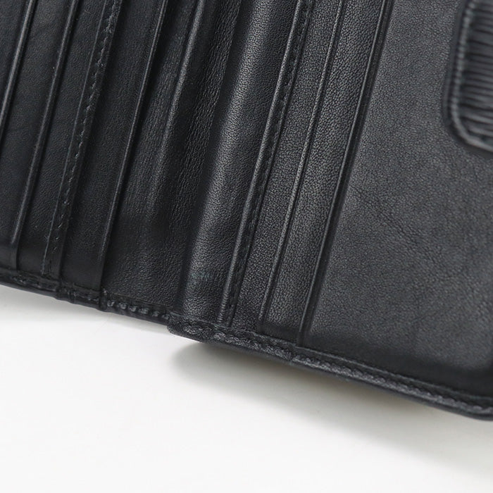 PRADA 1ML018 Vitello Leather Wallet Folded wallet/Vitello Leather black mens