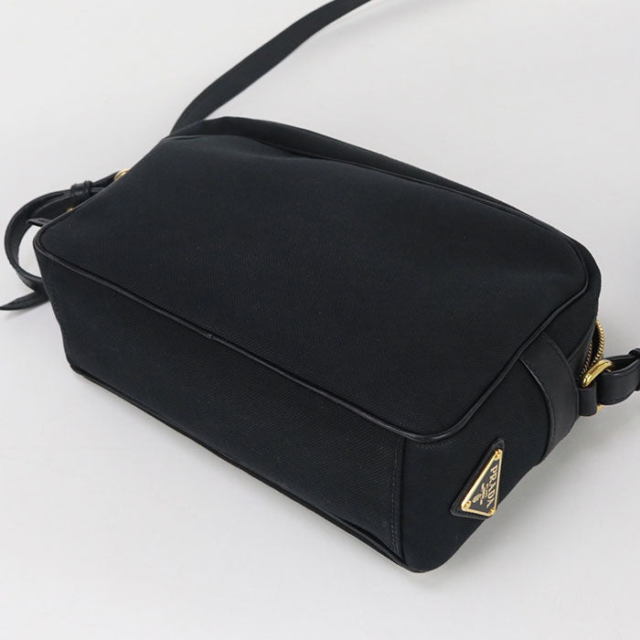 PRADA PR91042 Shoulder Bag canvas black  Women