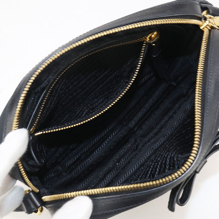 PRADA PR91042 Shoulder Bag canvas black  Women