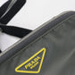 PRADA 2VH116 Shoulder Bag Triangular logo 2way clutch bag Nylon gray mens