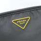 PRADA 2VH116 Shoulder Bag Triangular logo 2way clutch bag Nylon gray mens