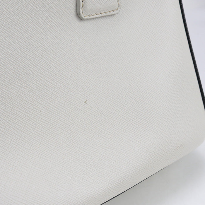 PRADA B2863Y NZV F0N13 2WAY Tote Bag/Safiano leather white Women