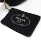 PRADA 1BG163 2WAY Canapa Tote Bag canvas black Women