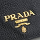 PRADA 1MC122 Card case Safiano Business Card Case leather black mens(unisex)