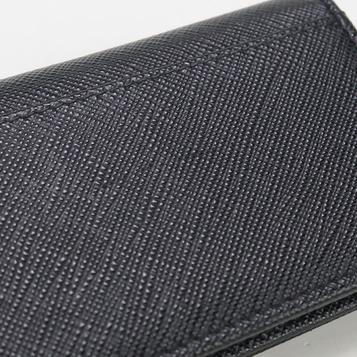 PRADA 1MC122 Card case Safiano Business Card Case leather black mens(unisex)