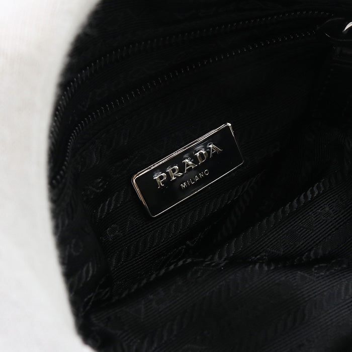 PRADA PR92876 Shoulder Bag Nylon black mens