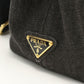 PRADA 1BG439 2WAY Canapa Tote Bag denim/2WAYTote Bag black Women