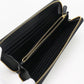 PRADA 1ML506 Long wallet Saffiano Embossing Zipper Wallet leather black mens(unisex)