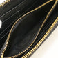 PRADA 1ML506 Long wallet Saffiano Embossing Zipper Wallet leather black mens(unisex)