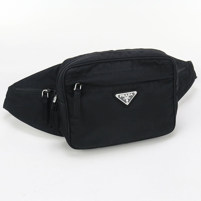 PRADA 2VL001 2A6D F0002 Belt bag body bag Nylon Black mens