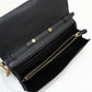 PRADA 1BP290 2E3A F0002 Chain wallet leather black Women