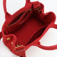 PRADA 1BG439 2WAY Canapa Tote Bag Cotton red Women