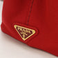 PRADA 1BG439 2WAY Canapa Tote Bag Cotton red Women