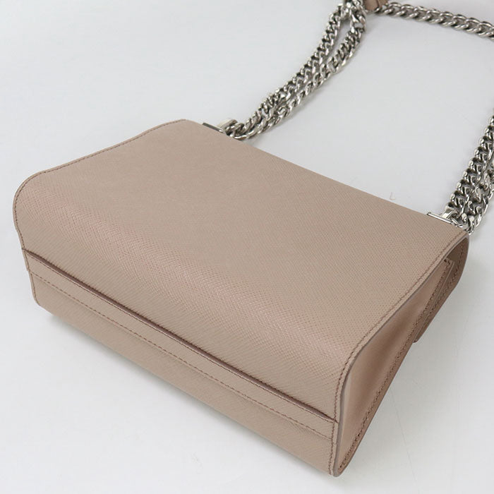 PRADA 1BD127 2ERX F0ORK Chain Safiano leather Shoulder Bag leather pink Women