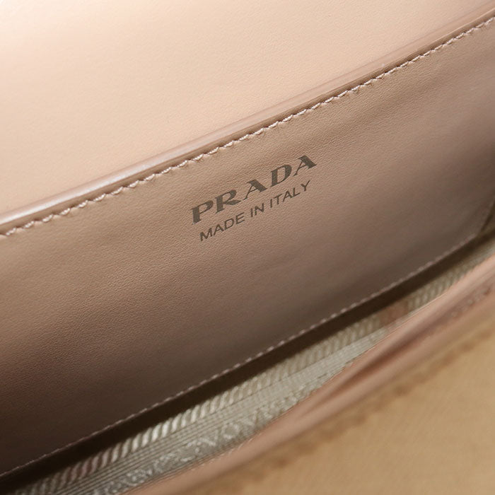 PRADA 1BD127 2ERX F0ORK Chain Safiano leather Shoulder Bag leather pink Women