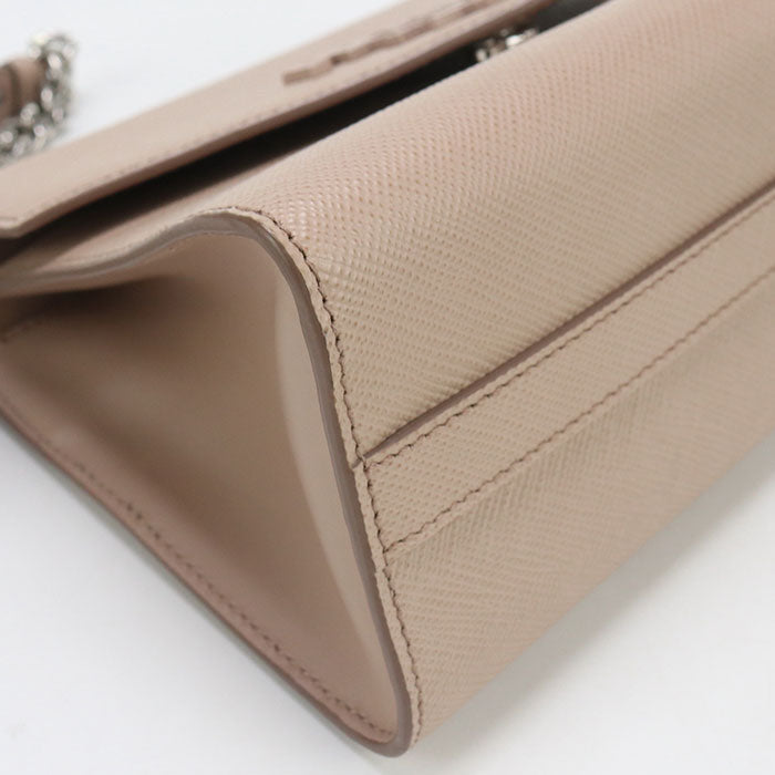 PRADA 1BD127 2ERX F0ORK Chain Safiano leather Shoulder Bag leather pink Women