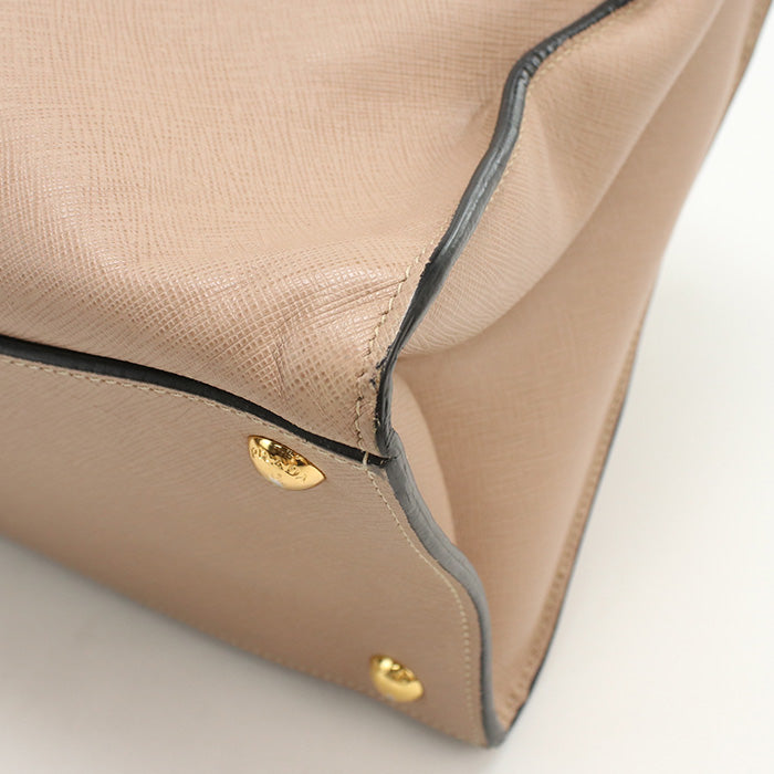 PRADA BN2603 2WAY Tote Bag/Safiano leather pink Women