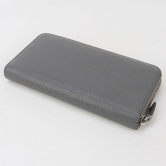 PRADA 2ML317 Zip around PurseZip Around leather gray mens
