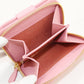 PRADA 1ML522 Bi-fold wallet Safiano U-shaped zipper wallet leather pink Women