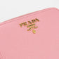 PRADA 1ML522 Bi-fold wallet Safiano U-shaped zipper wallet leather pink Women