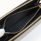 PRADA 1ML506 around long wallet Safiano leather PurseZip leather black Women