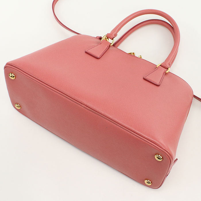 PRADA 1BA837 Handbag Safiano 2WAY handbag leather pink Women