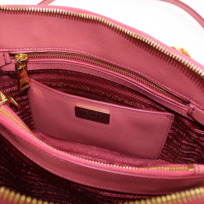PRADA 1BA837 Handbag Safiano 2WAY handbag leather pink Women