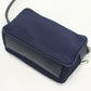 PRADA BT1010 Diagonal shoulder bag Shoulder Bag Nylon/leather navy Women