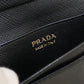 PRADA 1MC122 Business card holder Safiano Card Case leather black Women(unisex)