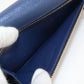 PRADA 1MH132 QME F0016 Long wallet with double fold coin purse blue Women