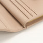 PRADA 1ML225 Bi-fold wallet Saffiano Triangle Wallet leather beige Women