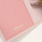 PRADA 1MV025 ZLP Saffiano Long wallet with double fold coin purse pink Women