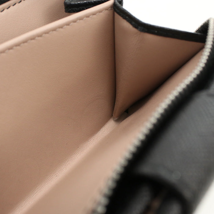 PRADA 1ML225 2E6V F0LN1 Saffiano leather wallet Folded black Women
