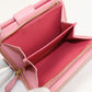 PRADA 1ML018 Bi-fold wallet Safiano Folding Wallet leather pink Women