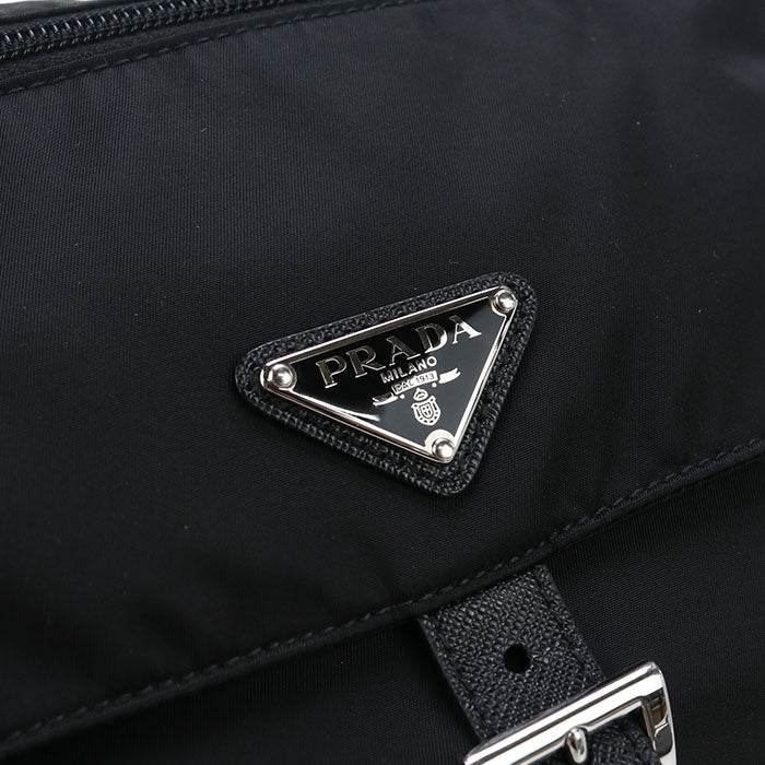 PRADA Shoulder Bag 1BD994 Safiano Messenger Bags Nylon,leather black mens(unisex)