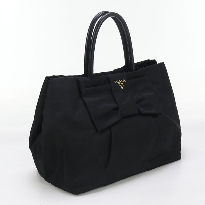 PRADA BN1601 Tote Bag Nylon black Women
